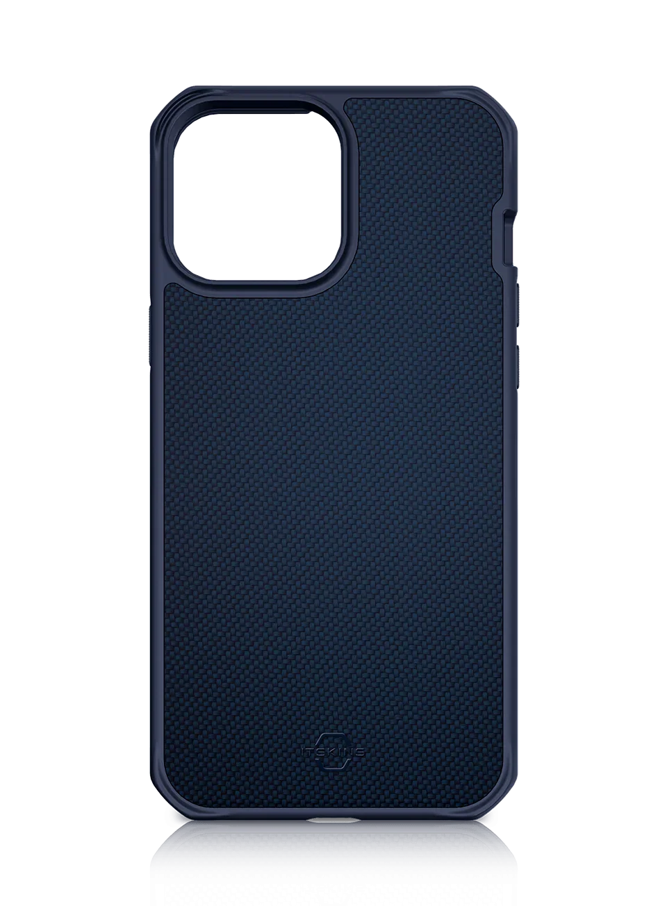 Itskins Hybrid Ballistic iPhone 13 Pro Max Case - Dark Blue - Tashqila Itskins Hybrid Ballistic iPhone 13 Pro Max Case - Dark Blue - Tashqila